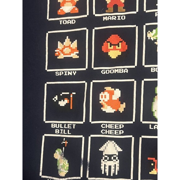 Super Mario Bros T-Shirt Tee Mens Nintendo Luigi Peach Toad Characters 8 Bit 3X - Picture 8 of 14